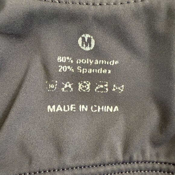 Women's Athletic Sports Bra Crop Tank Top Shelf Bra Removable Cups Size M Medium - Picture 4 of 8